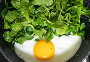 add-watercress-to-eggs