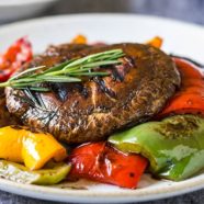 grilled Portobello mushrooms for diabetes health