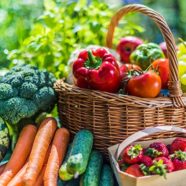 fresh fruits and veggies for diabetes health