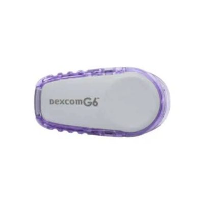 An image of the Dexcom G6® Continuous Glucose Monitoring System's transmitter