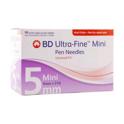 Box of 5mm BD Insulin Pen Needles 4mm Nano™ & 5mm Ultra Fine™