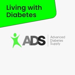 Living with Diabetes and the ADS logo