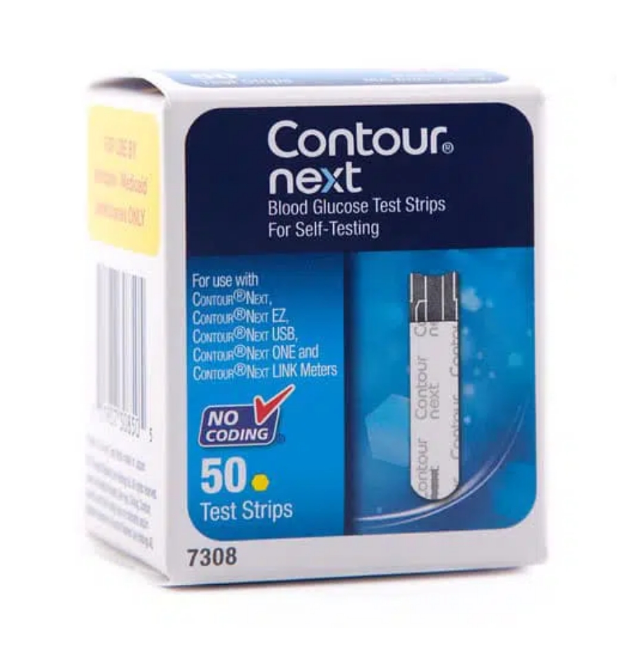 Contour Next Blood Glucose Test Strips, 70 Ct 