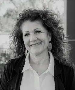 Black and white portrait of Lucy Niquet