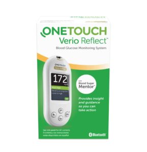 The OneTouch Verio Reflect® meter with Blood Sugar Mentor feature