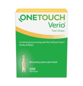 Box of OneTouch Verio® Test Strips