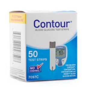 Box of Contour® No Coding Test Strips